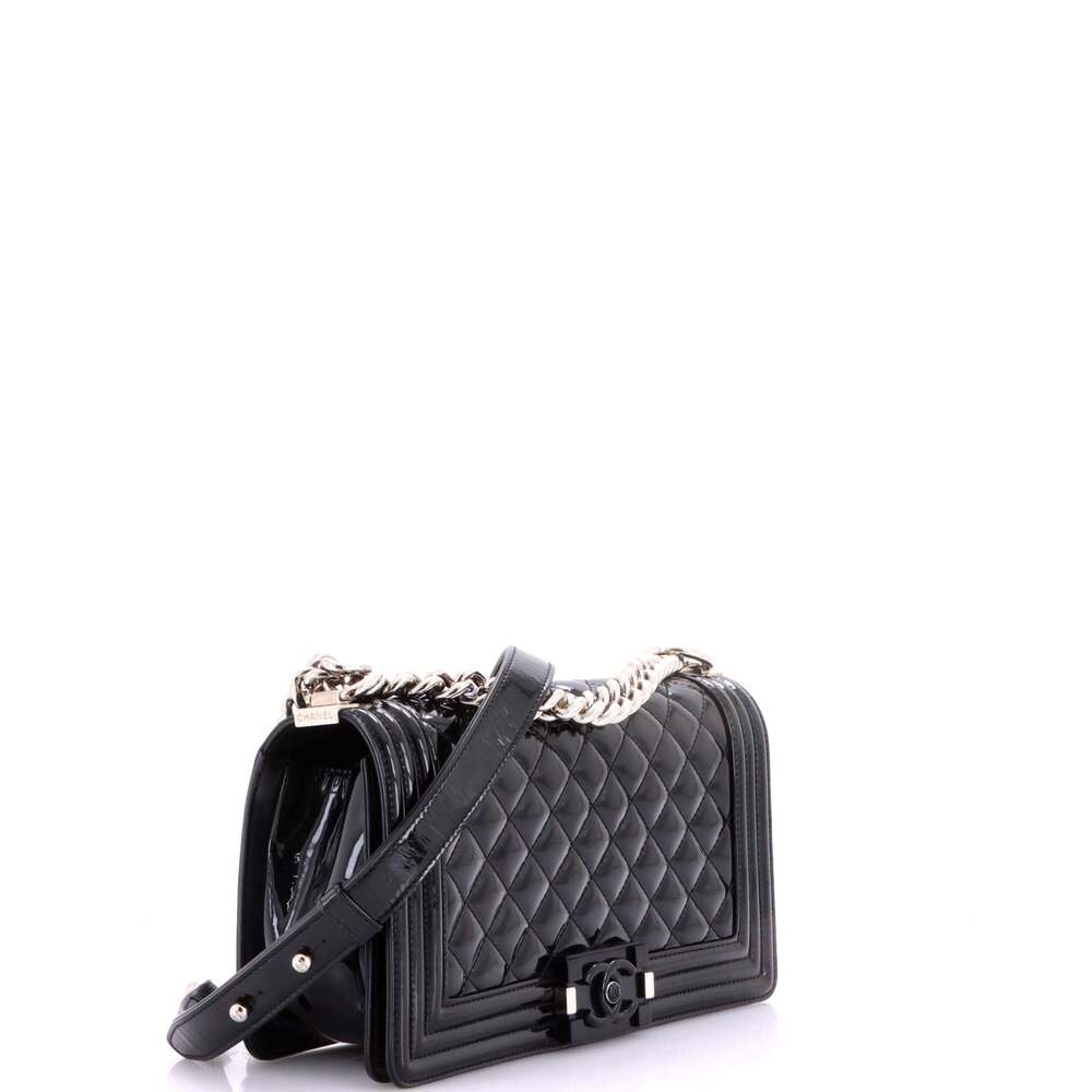 Chanel Boy Flap Bag Quilted Plexiglass #249660C34B - Picture 2 of 8